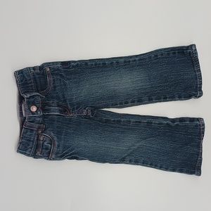 Girls Heart Levi's Jeans Embroidered Back Pockets (2T)